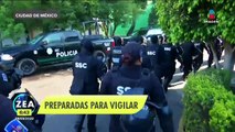 8M: Así se prepararon mujeres policías y resguardaron la marcha en la CDMX