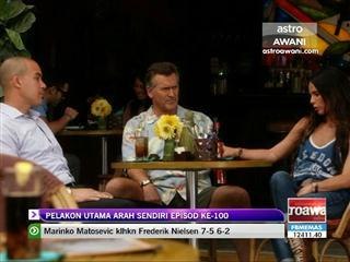 Pelakon utama arah sendiri episod ke-100