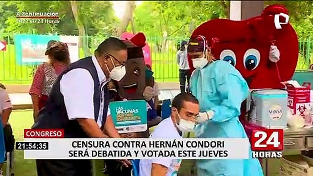 Censura contra Hernán Condori será debatida y votada este jueves