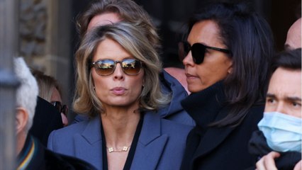 VOICI : Obsèques de Jean-Pierre Pernaut : Sylvie Tellier, en larmes, dévoile son plus grand regret