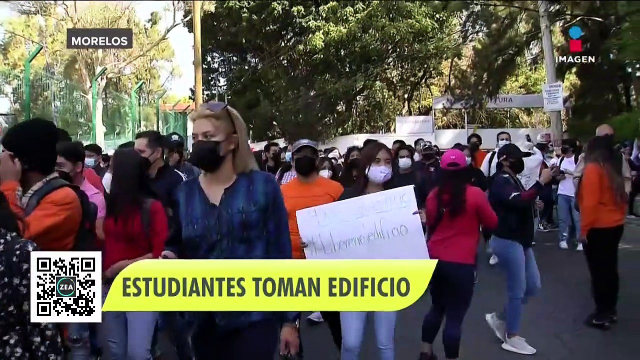 Estudiantes de la UAEM toman edificio para inic...