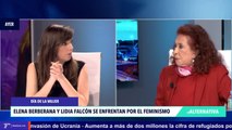 ¡Casi la tienen que sacar del plató! Lidia Falcón, como una loca contra una periodista