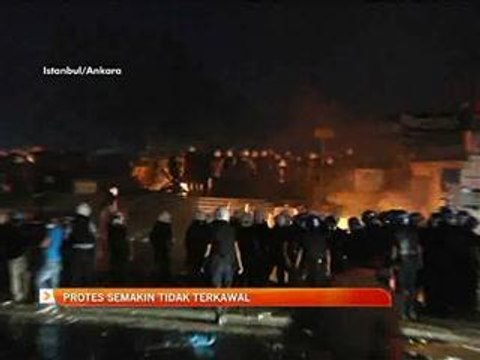 Turki: Protes semakin tidak terkawal