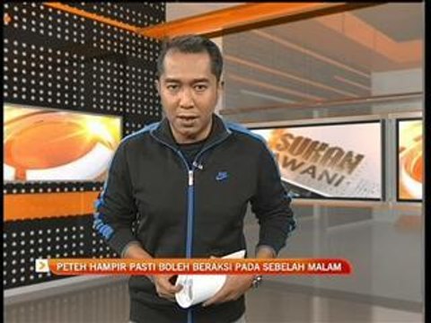 Peteh hampir pasti boleh beraksi sebelah malam