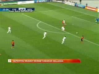 Sepanyol mudah benam Belanda