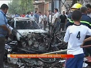 Tiga terbunuh dalam serangan bom kereta