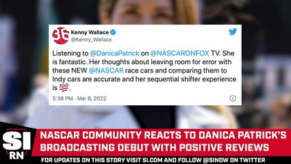 Danica Patrick Receives Positive Reviews from Her NASCAR Broadcasting Debut