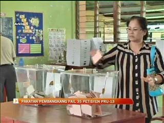 Pakatan Pembangkang fail 35 petisyen PRU13