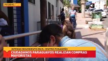 Ciudadanos paraguayos realizan compras mayoristas