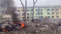 Ukrayna: Rus birlikleri Mariupol'de doğum hastanesini vurdu