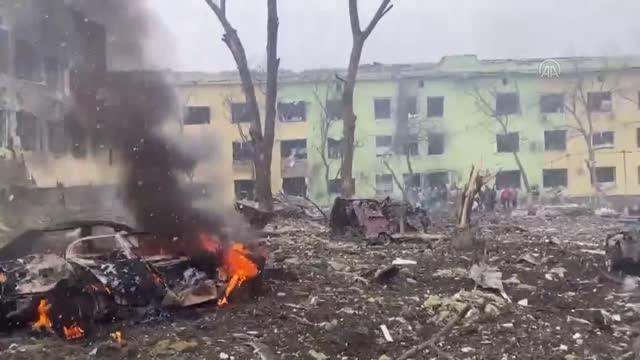 Ukrayna: Rus birlikleri Mariupol'de doğum hastanesini vurdu