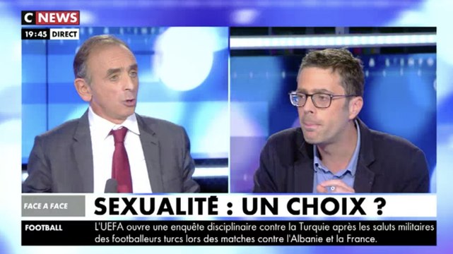 Quand Eric Zemmour pense que la sexualité est un choix