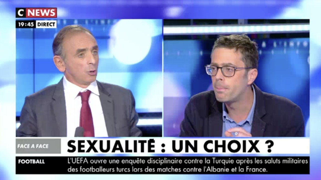 Quand Eric Zemmour pense que la sexualité est "un choix"