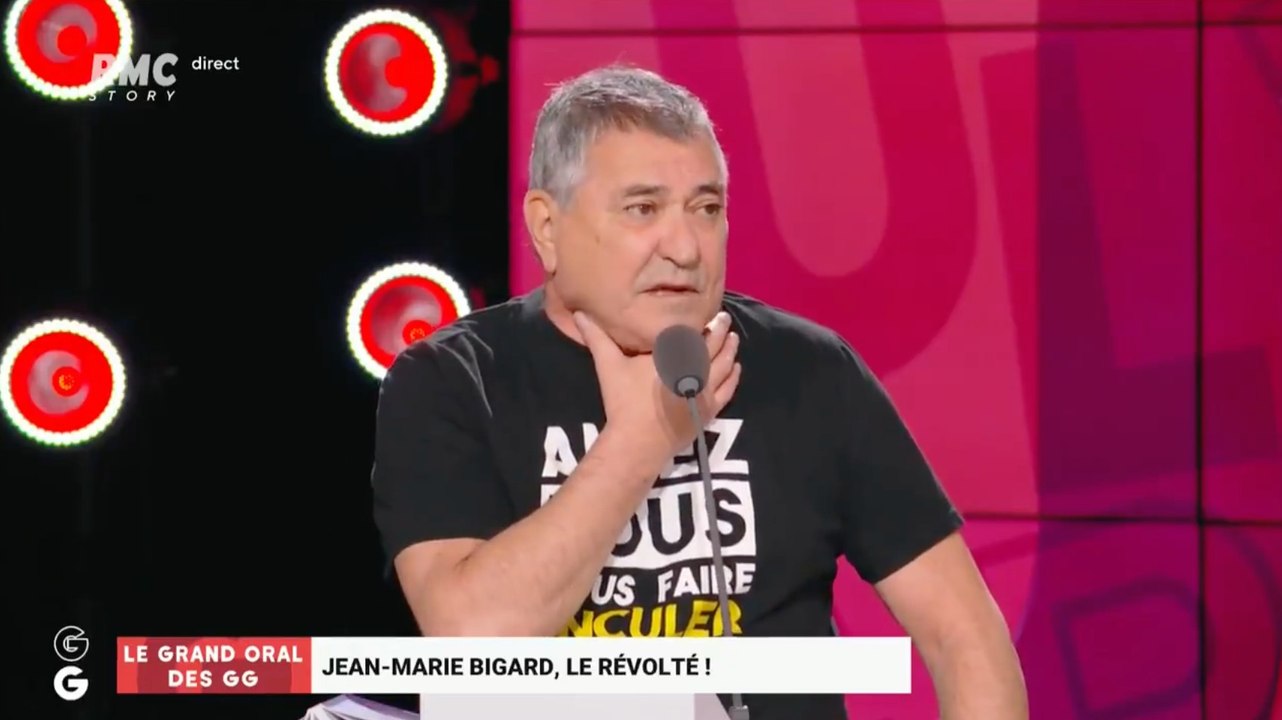 Les Grandes gueules : Jean-Marie Bigard "financièrement ruiné"