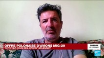 Avions Mig-29 offerts par Varsovie : Zelensky appelle les Occidentaux à 