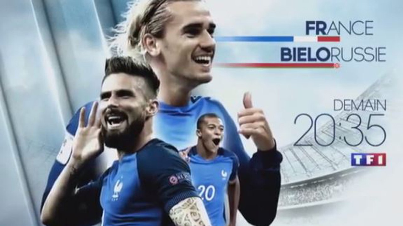 Éliminatoires de la Coupe du monde 2018 - France Biélorussie - 10 10 17 - TF1
