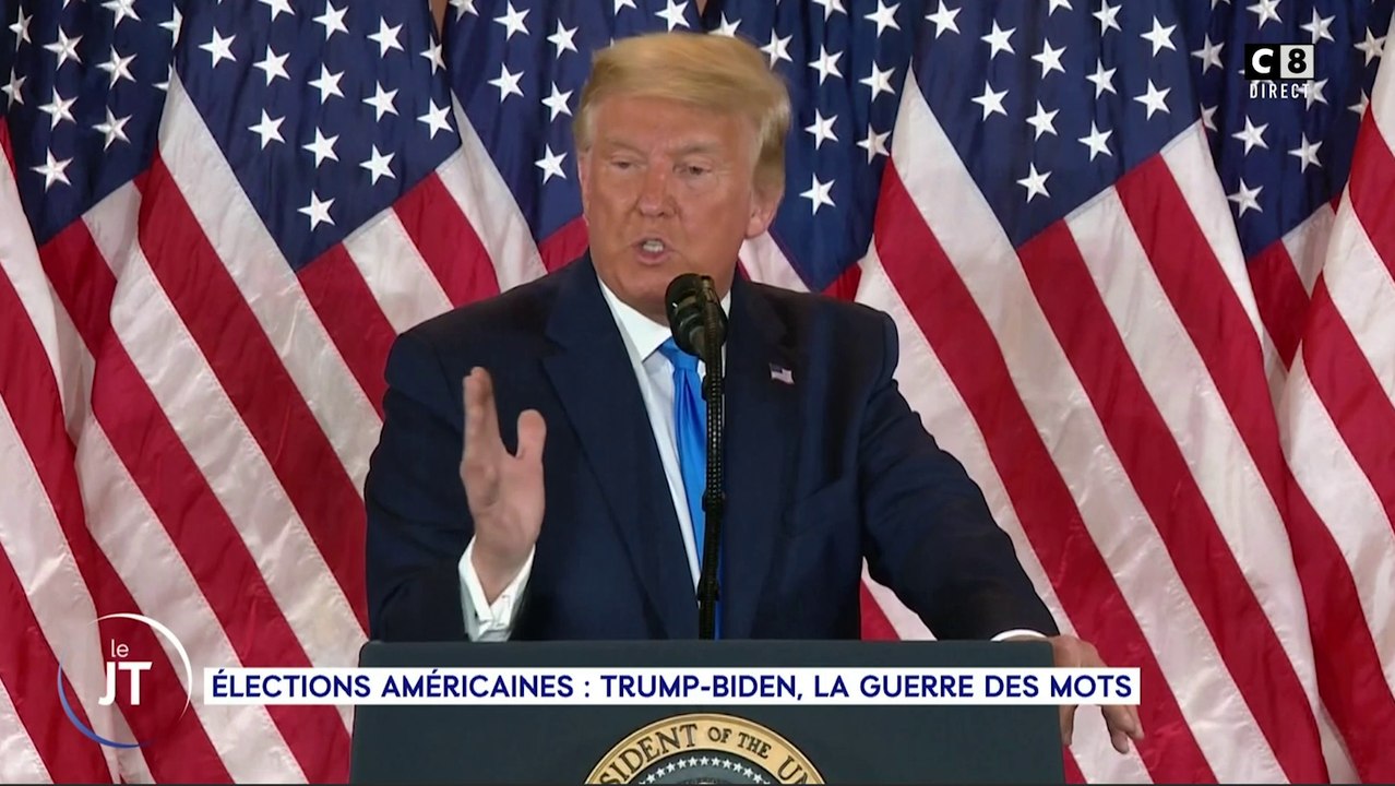 Zapping du 05/11 : Elections américaines : Trump appelle à la suspension du dépouillement dans plusieurs états