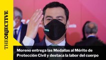 Moreno entrega las Medallas al Mérito de Protección Civil y destaca la labor del cuerpo