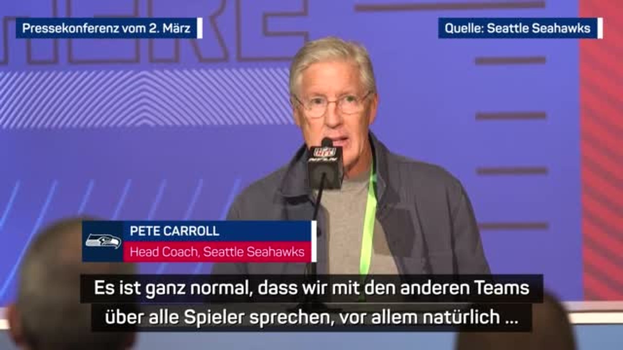 Nicht gut gealtert: Carroll bestreitet Wilson-Trade