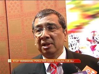 Pelumba basikal perlu lesen 'Cycling for All'