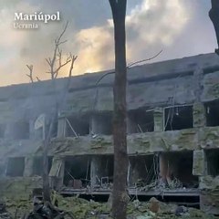 Rusia bombardea un hospital infantil en Mariúpol