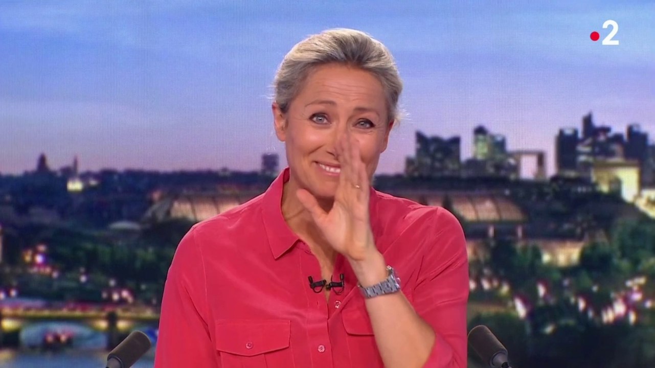 Zapping du 11/05 : Anne-Sophie Lapix prise d'un fou-rire en plein JT