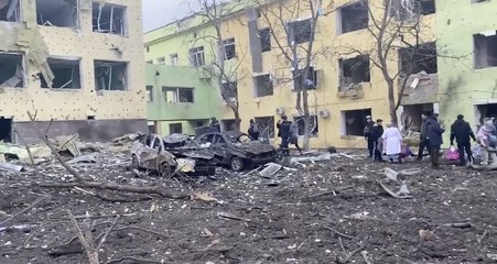 Rusia ataca un hospital infantil en Mariupol