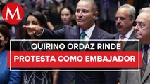 Quirino Ordaz rinde protesta como embajador de México en España