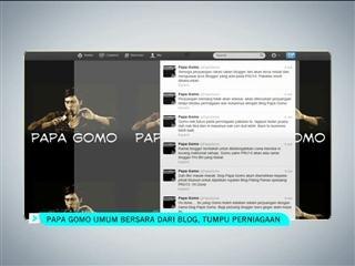 Papa Gomo umum bersara dari blog
