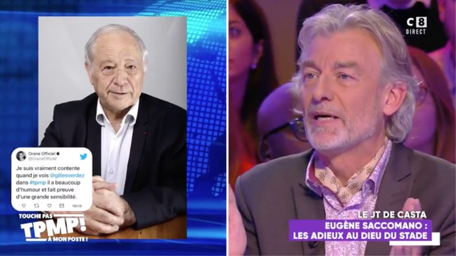 TPMP (C8) : l'hommage très touchant de Gilles Verdez à Eugène Saccomano dans TPMP
