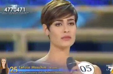 Miss Italie 2015 veut vivre la Seconde Guerre Mondiale