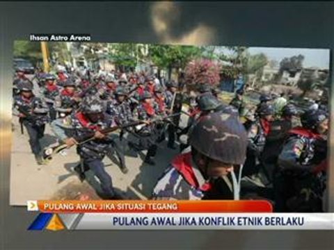 Pulang awal jika situasi tegang