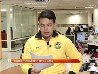 Terbuka Perancis: Federer tersingkir, Ferrer mara