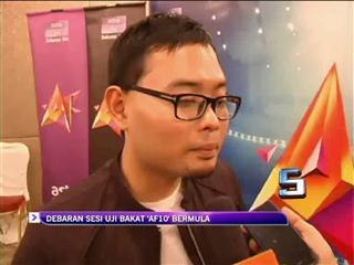 Debaran sesi uji bakat 'AF 10' bermula