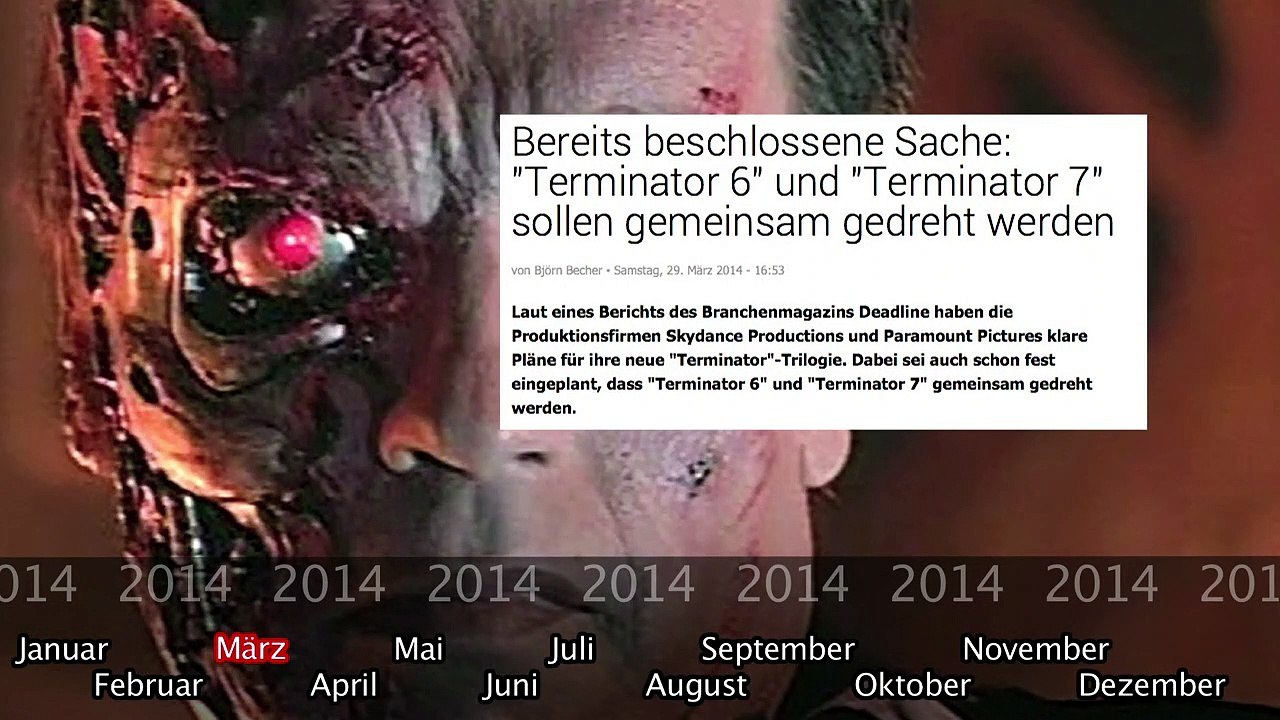 Was bisher geschah... alle wichtigen News zu 'Terminator 6+7' auf einen Blick