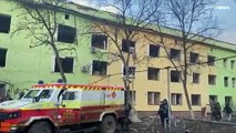 شاهد: غارة روسية تضرب مستشفى للأطفال في أوكرانيا