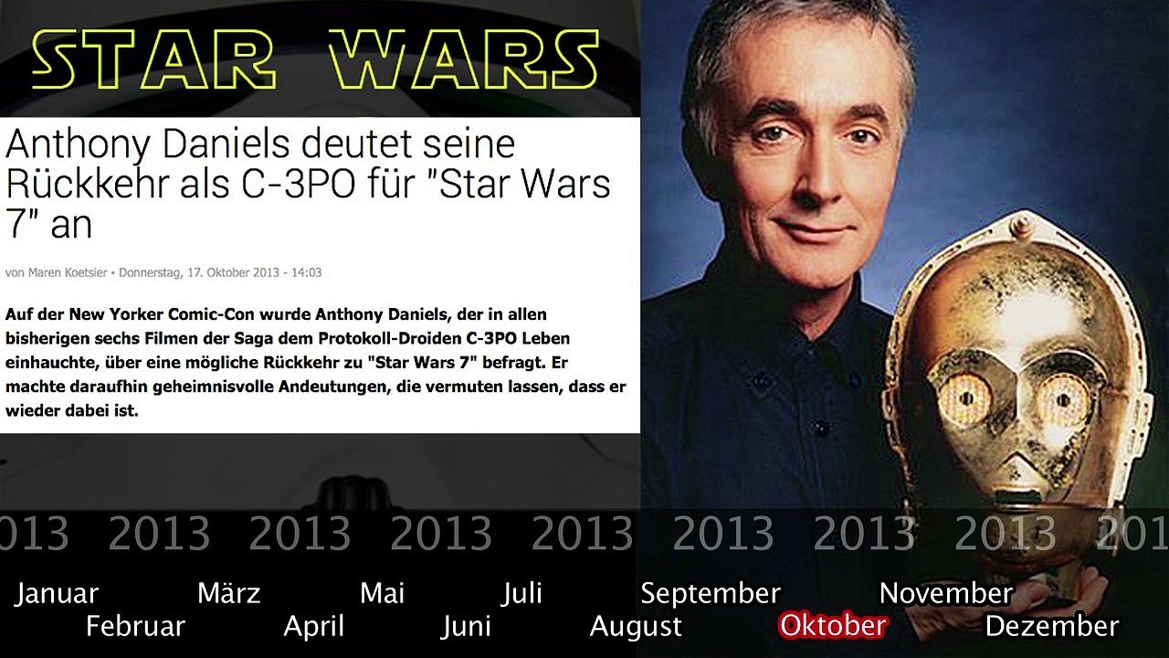 Was bisher geschah... alle wichtigen News zu 'Star Wars: Episode VII' auf einen Blick!