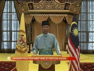 Laporan Polis: kes hina Agong