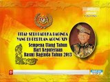 Titah Agong sempena Hari Keputeraan