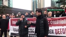 Siyonist elebaşının Türkiye ziyaretine protesto: Katil Herzog, Türkiye'den defol!