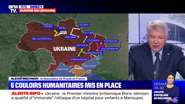 L'ambassadeur de Russie en France accuse l'Ukraine d'utiliser les civils comme des boucliers humains