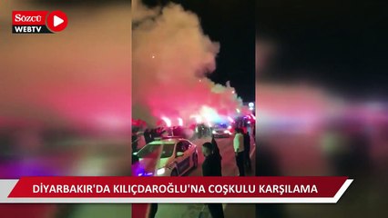 Kılıçdaroğlu, Diyarbakır'da coşkuyla karşılandı