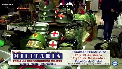 Alfonso Ruíz: este fin de semana se celebra la feria “no solo militaria” en el pabellón de cristal de la casa de campo de Madrid.
