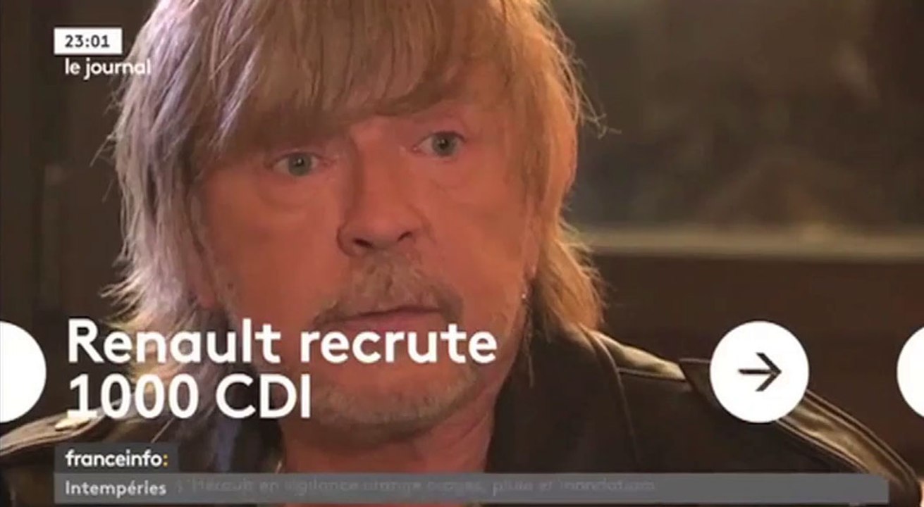 Le zapping du 14/10 : La bourde de Franceinfo qui confond Renaud et Renault