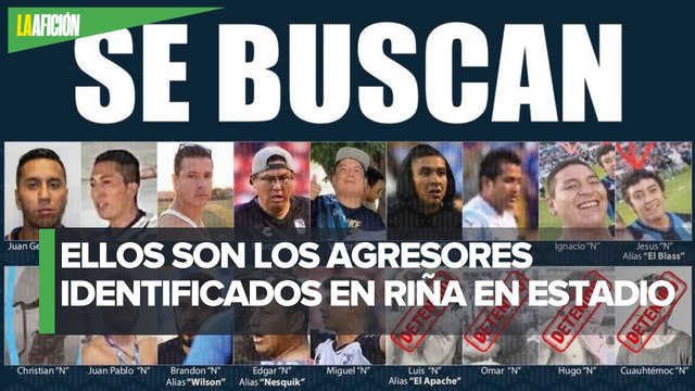 Emiten ficha de búsqueda para detener a agresores de riña en estadio de Querétaro