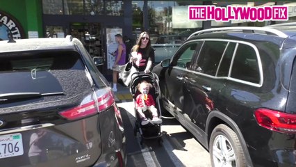 Julia Fox Grabs Refreshments With Her Son Valentino After Her Breakup From Kanye West At Earthbar