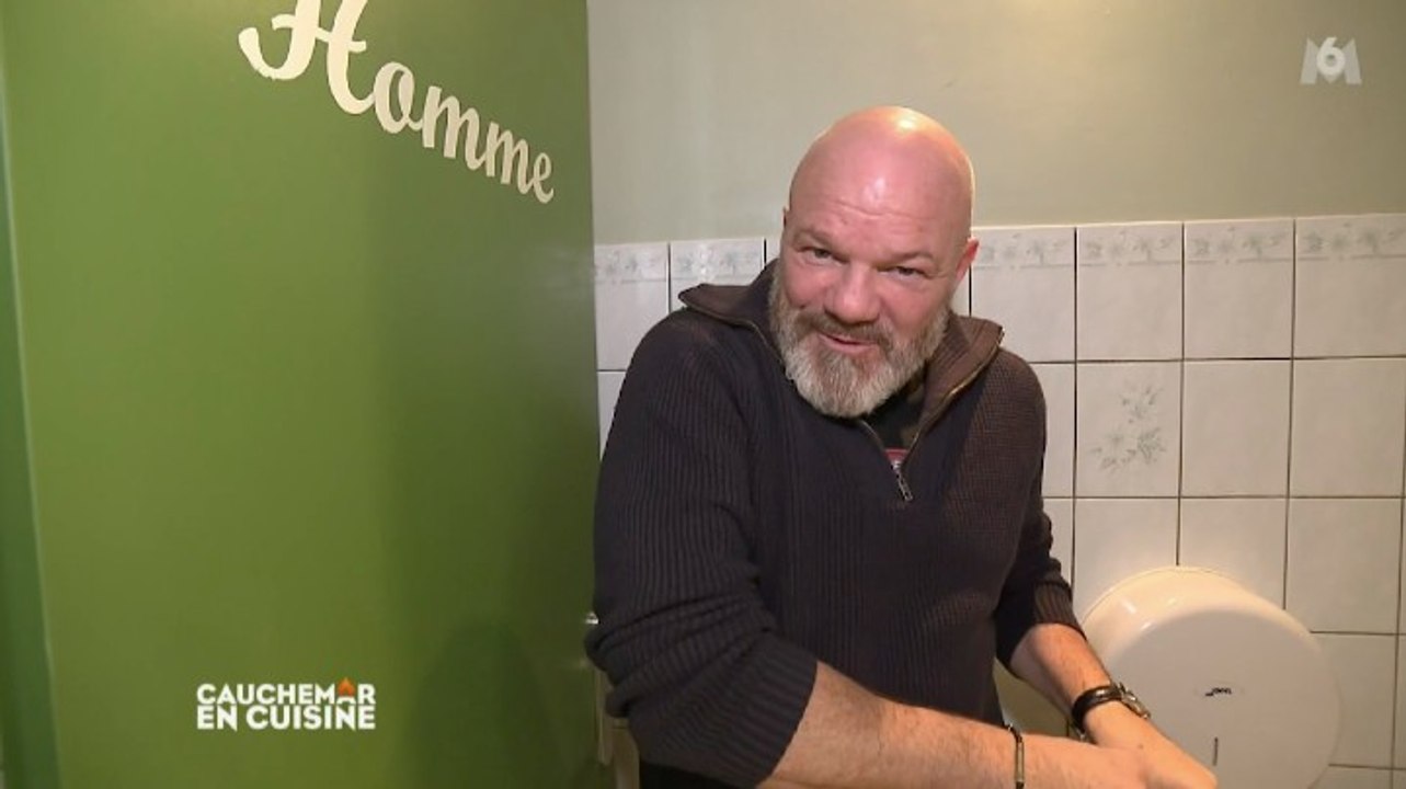 Zapping du 16/02 : "Jamais tu mets ça !"… Philippe Etchebest choqué par le message d’un restaurant dans ses toilettes