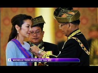 Michelle Yeoh bergelar Tan Sri