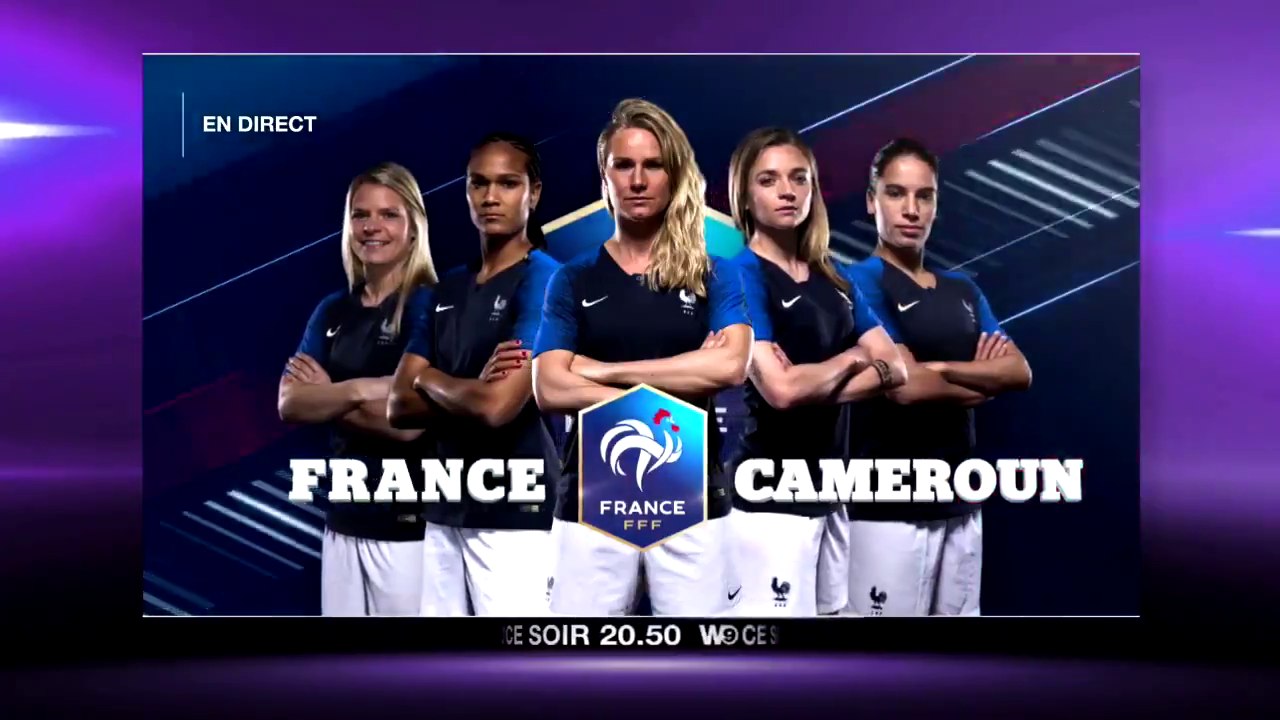 Foot féminin - France - Cameroun - w9 - 09 10 18