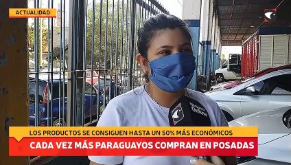 cada vez más paraguayos compran en Posadas